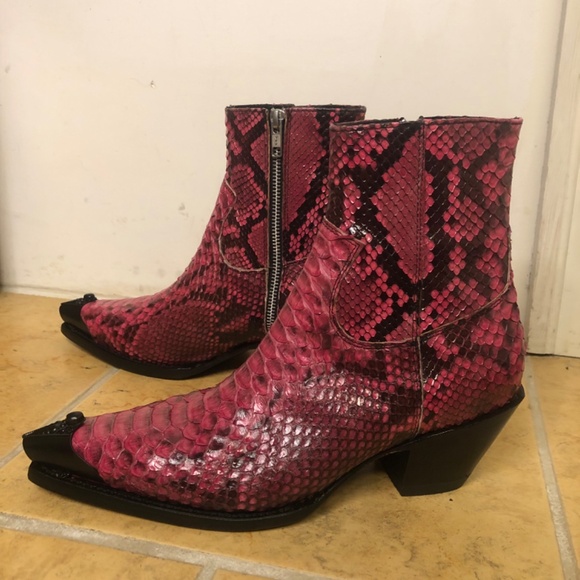 Handmade python western boots - Picture 8 of 8